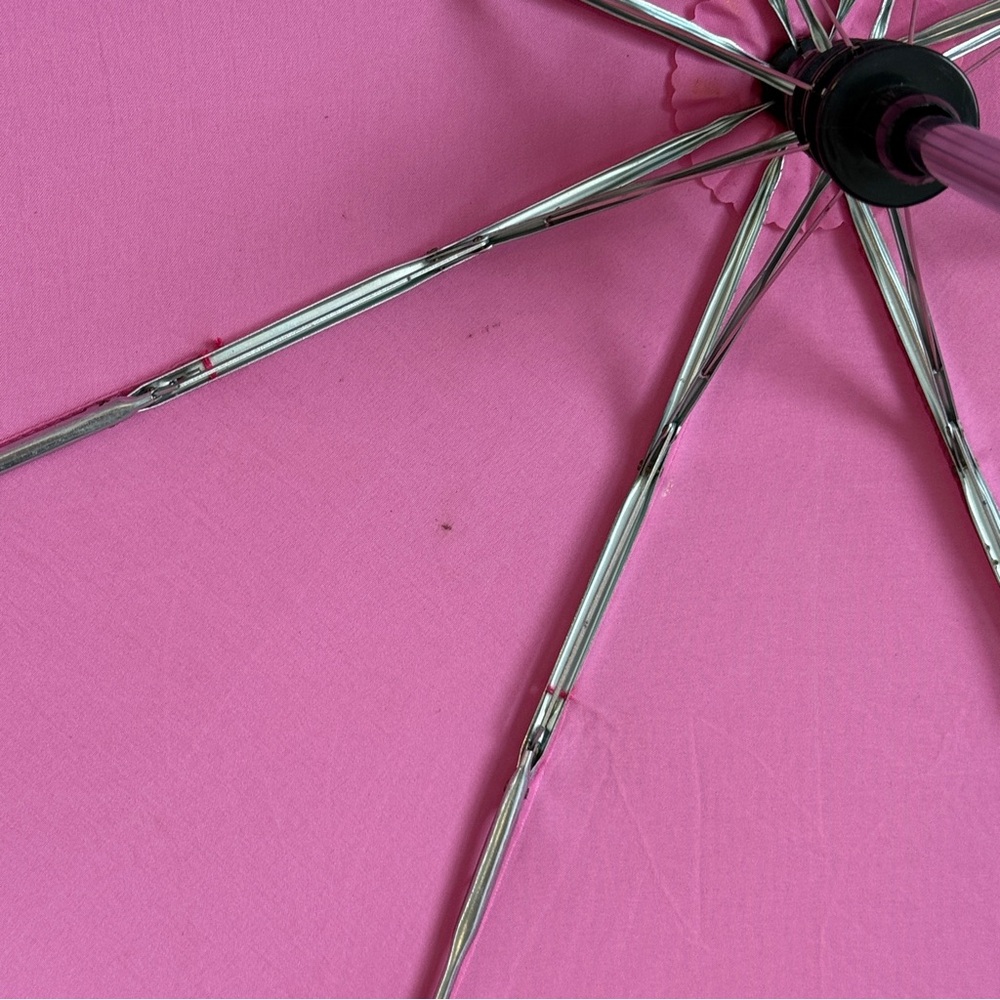 POLO Ralph Lauren Collapsible Umbrella Bubblegum Pink - Picture 11 of 14